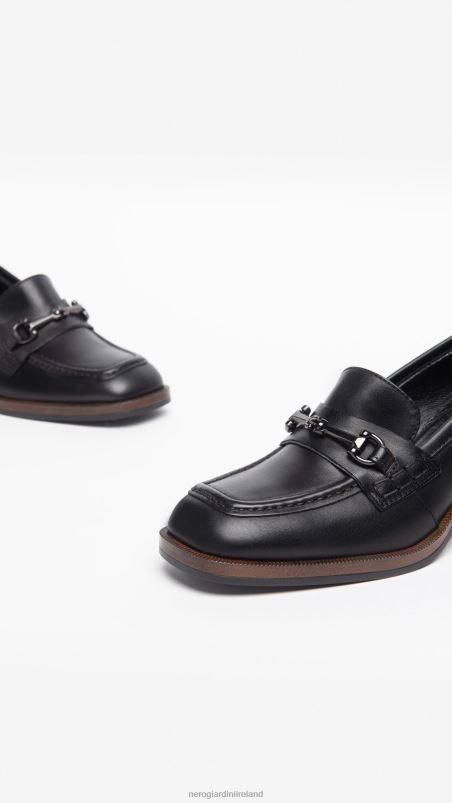 NeroGiardini Women Art. I308180D leather loafers Nero N8HP483