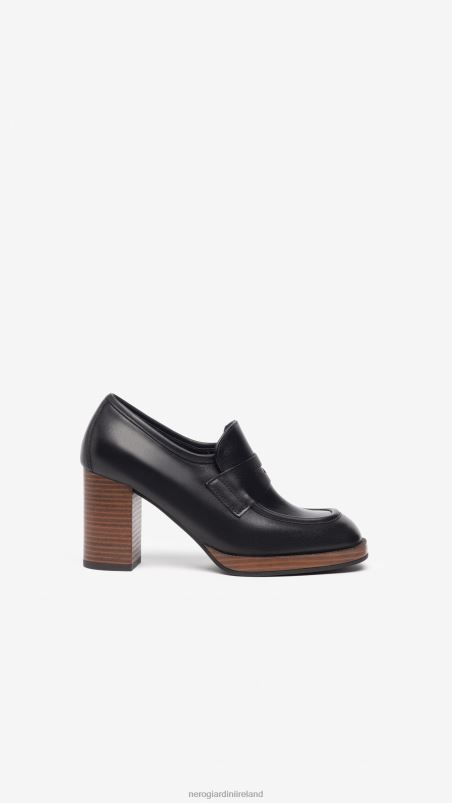 NeroGiardini Women Art. I308190D leather loafers Nero N8HP487