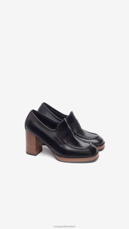 NeroGiardini Women Art. I308190D leather loafers Nero N8HP487