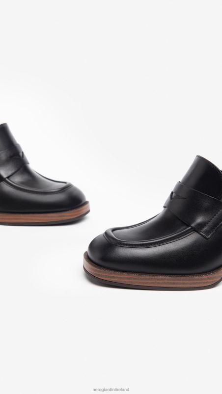 NeroGiardini Women Art. I308190D leather loafers Nero N8HP487
