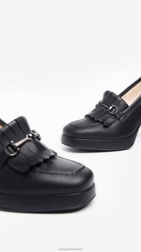 NeroGiardini Women Art. I308212D leather loafers Nero N8HP491
