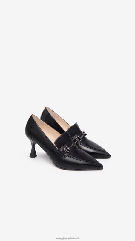 NeroGiardini Women Art. I308620DE leather loafers Nero N8HP496