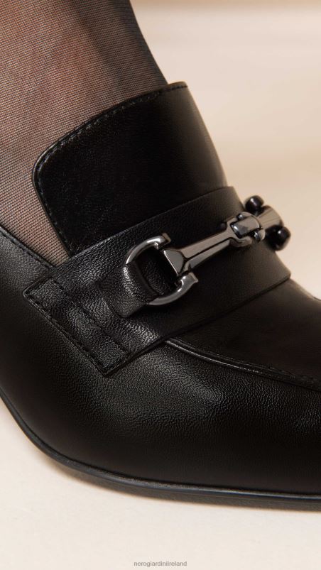 NeroGiardini Women Art. I308620DE leather loafers Nero N8HP496