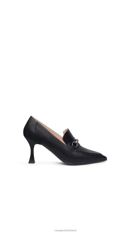 NeroGiardini Women Art. I308620DE leather loafers Nero N8HP496