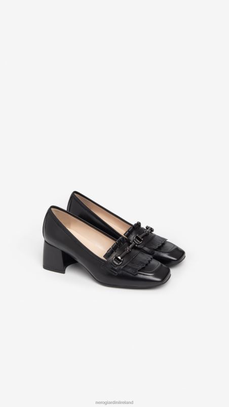 NeroGiardini Women Art. I308650DE leather loafers Nero N8HP4100