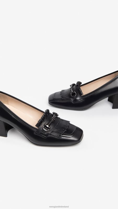 NeroGiardini Women Art. I308650DE leather loafers Nero N8HP4100