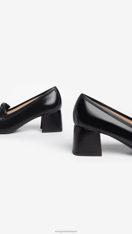 NeroGiardini Women Art. I308650DE leather loafers Nero N8HP4100