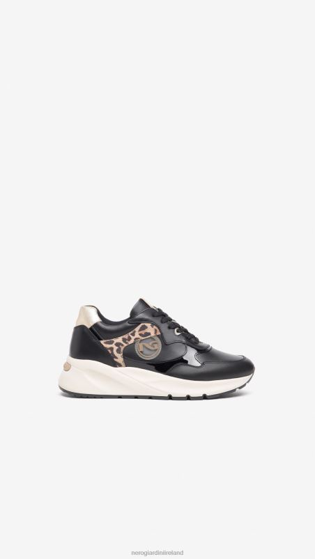NeroGiardini Women Art. I308330D leather sneakers Nero N8HP412
