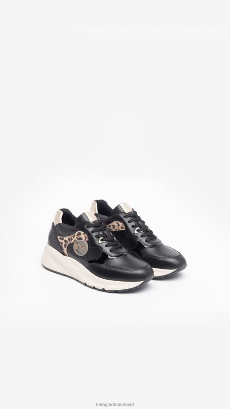 NeroGiardini Women Art. I308330D leather sneakers Nero N8HP412
