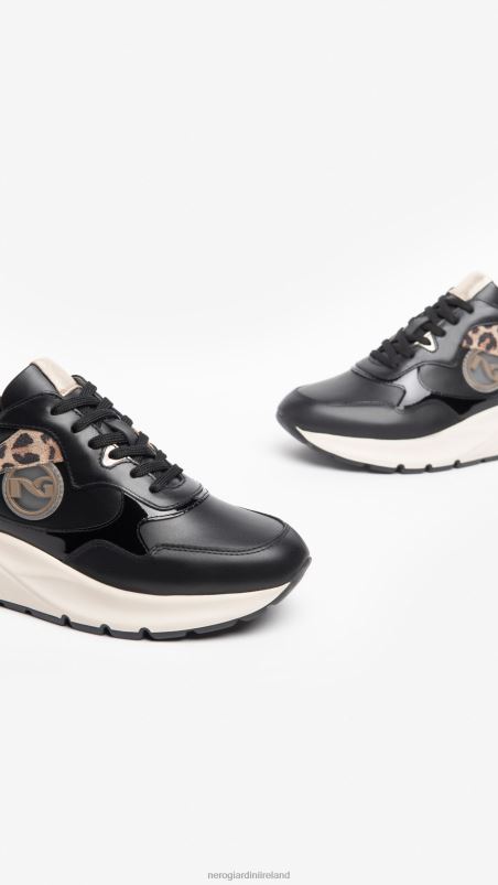 NeroGiardini Women Art. I308330D leather sneakers Nero N8HP412