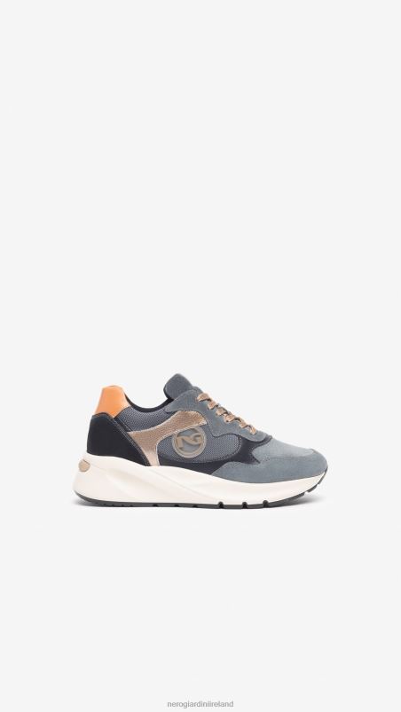 NeroGiardini Women Art. I308331D leather and suede sneakers Siberia N8HP434