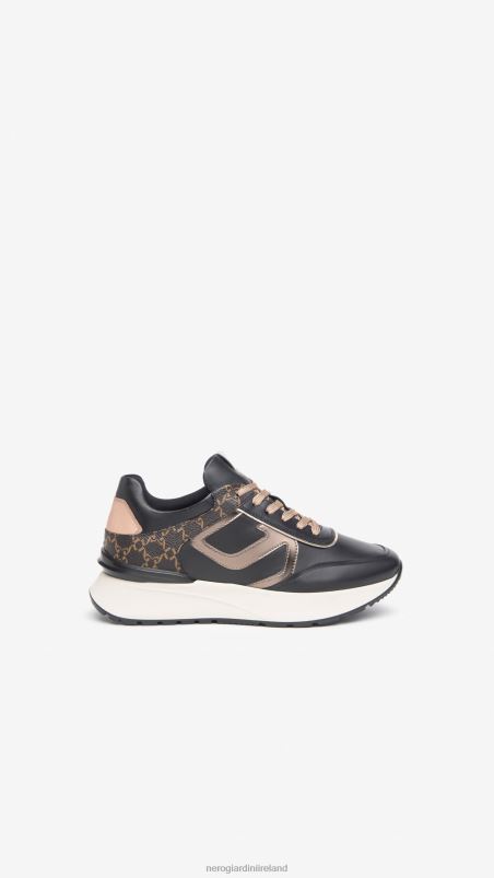 NeroGiardini Women Art. I308350D leather sneakers Nero N8HP48