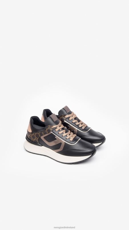 NeroGiardini Women Art. I308350D leather sneakers Nero N8HP48