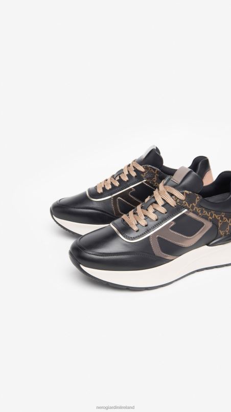 NeroGiardini Women Art. I308350D leather sneakers Nero N8HP48
