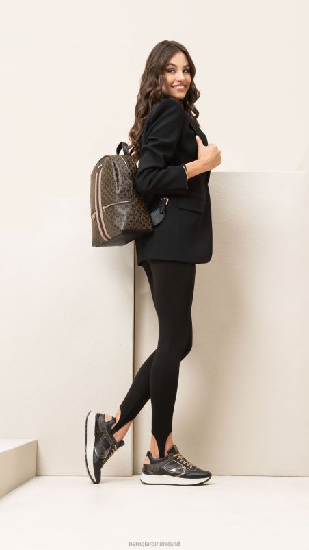 NeroGiardini Women Art. I308350D leather sneakers Nero N8HP48