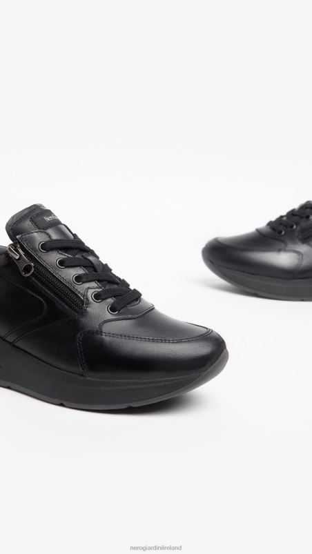 NeroGiardini Women Art. I308370D leather sneakers Nero N8HP417