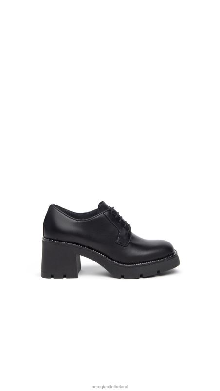 NeroGiardini Women Art. I308151D leather tie-up shoes Nero N8HP475