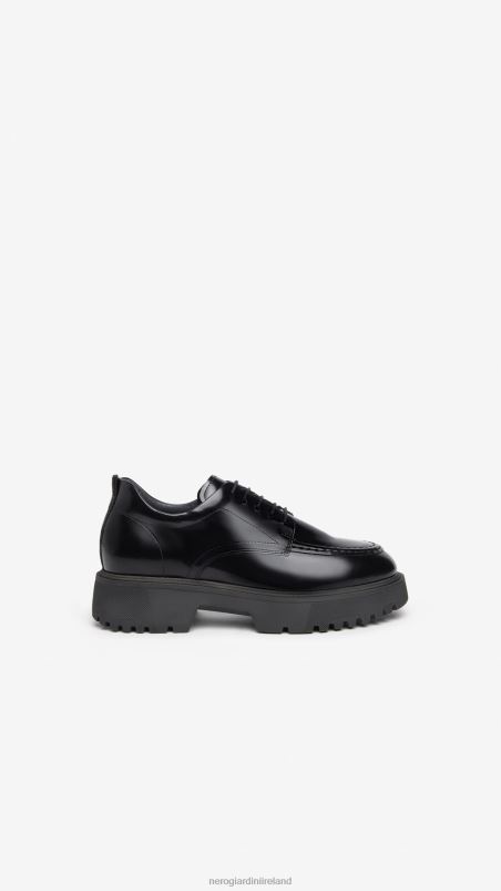 NeroGiardini Women Art. I308163D leather tie-up shoes Nero N8HP477