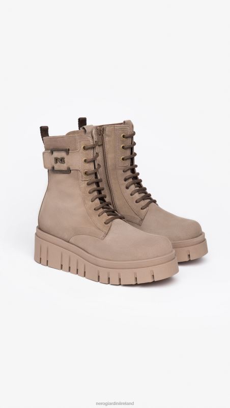 NeroGiardini Women Art. I309093D suede combat boots Talpa N8HP4110