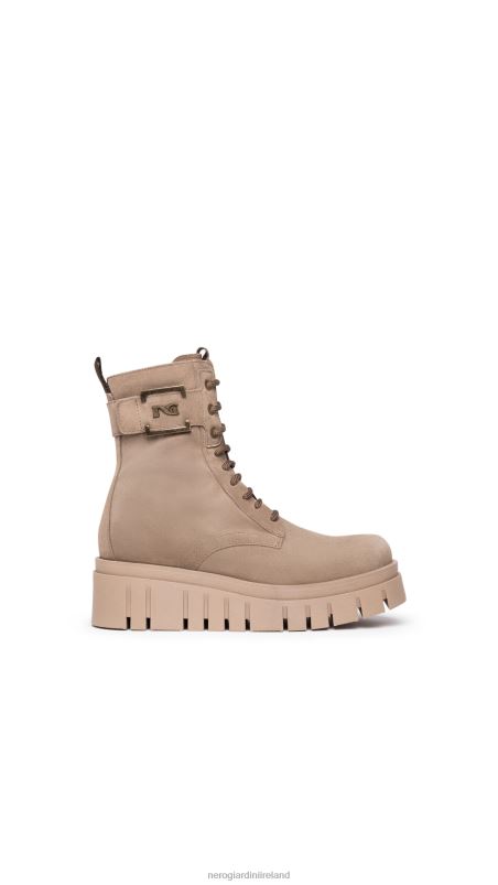 NeroGiardini Women Art. I309093D suede combat boots Talpa N8HP4110