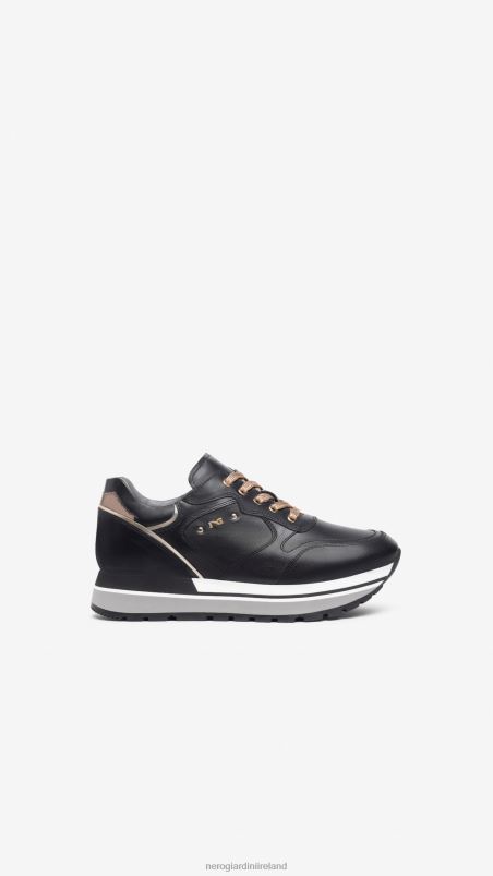 NeroGiardini Women Art. I308390D leather sneakers Nero N8HP49