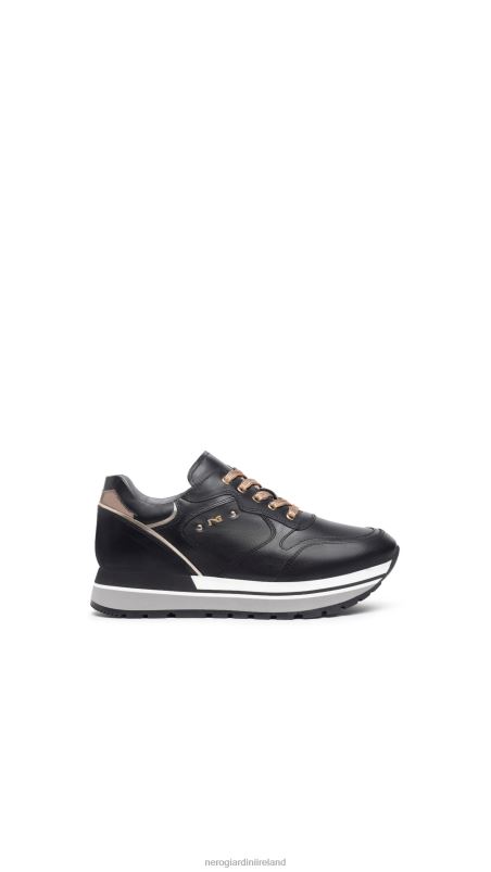 NeroGiardini Women Art. I308390D leather sneakers Nero N8HP49