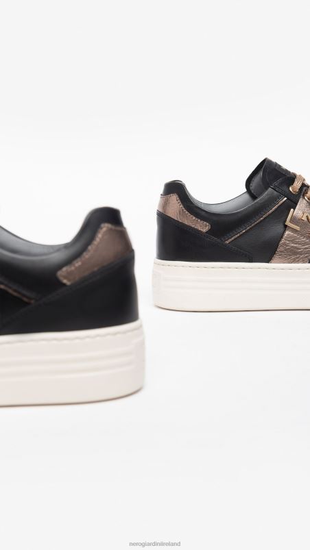 NeroGiardini Women Art. I308412D leather sneakers Nero N8HP47