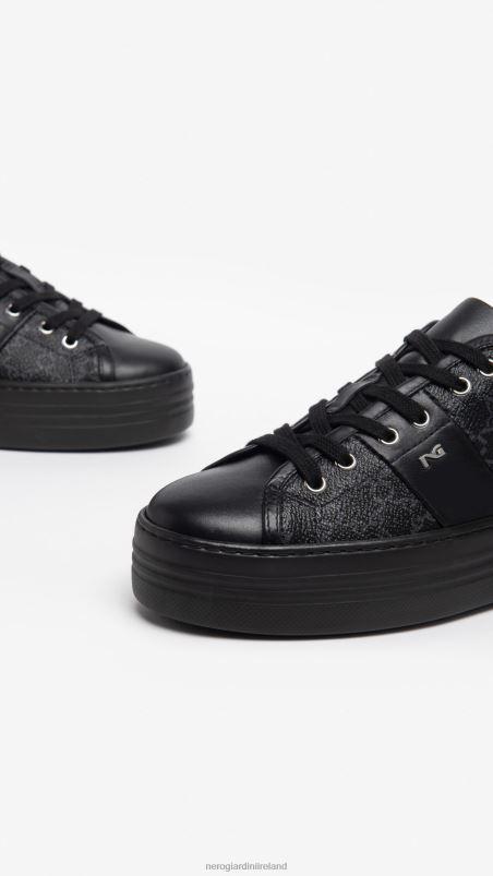 NeroGiardini Women Art. I308420D leather sneakers Nero N8HP421