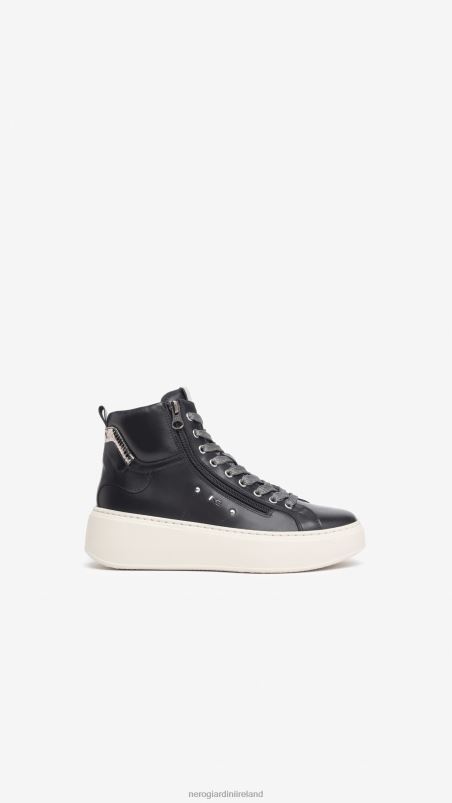 NeroGiardini Women Art. I308462D leather sneakers Nero N8HP413