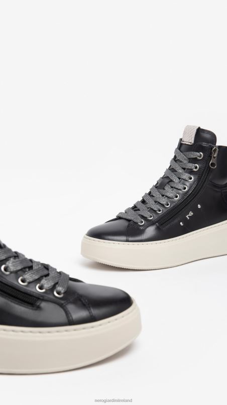NeroGiardini Women Art. I308462D leather sneakers Nero N8HP413