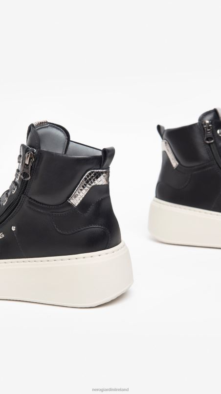 NeroGiardini Women Art. I308462D leather sneakers Nero N8HP413